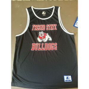 New Starter Fresno State‎ Bulldogs, black/red tank top men's medium